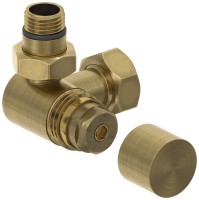 Вентиль 3D левый под шестигранник (G 1/2" НР х G 3/4" НГ)