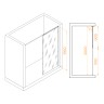 Душевая перегородка RGW WA-033 (Прозрачное, 900)