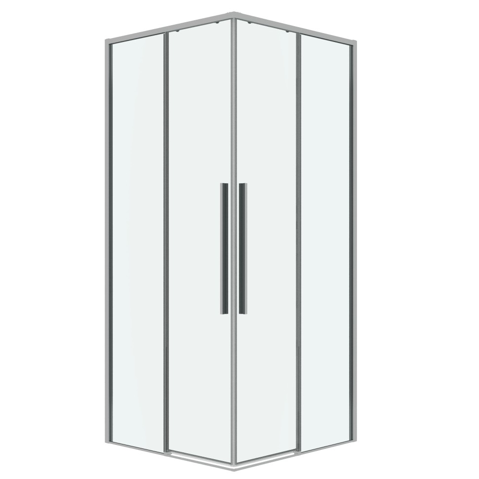 Душевое ограждение Grossman Galaxy 1/2.K33.01.70.10.00-1/2.K33.01.70.10.00 (70х70х195) раздвижная,хром,стекло прозрачное,2 места