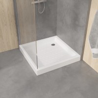 Поддон для душа квадратный керамический RGW CR (900x900)