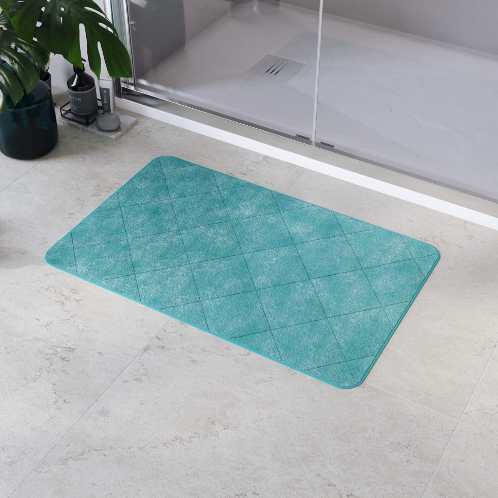 Коврик для ванной RGW BM-003 Голубой