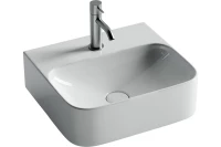 Умывальник AURA с 1 отверстием для смесителя, без перелива 430x390x135мм