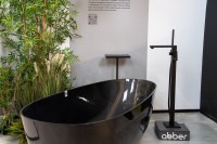 Смеситель ABBER Daheim AF8215B напольный, черный матовый