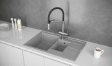 Смеситель для кухни ZENDER, брашированная сталь, Ze213155-BS, Paulmark