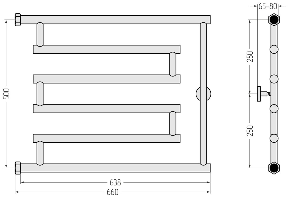 High-Tech+ model "L" 500х650