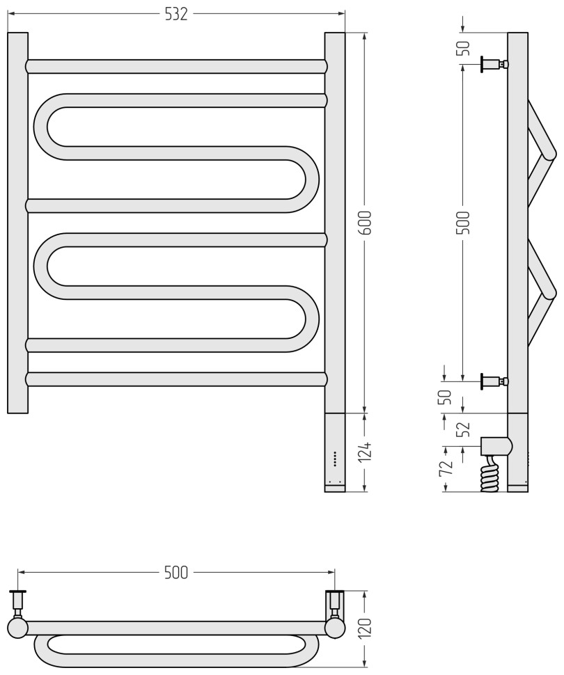 Элегия 3.0 600х500 МЭМ правый