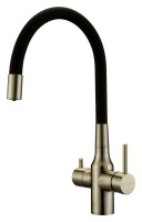 Смеситель для кухни Salix, бронза, Sa213419-BR, Paulmark