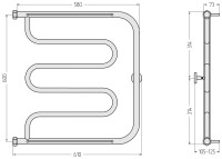 Лира 2 полки+ 600х600