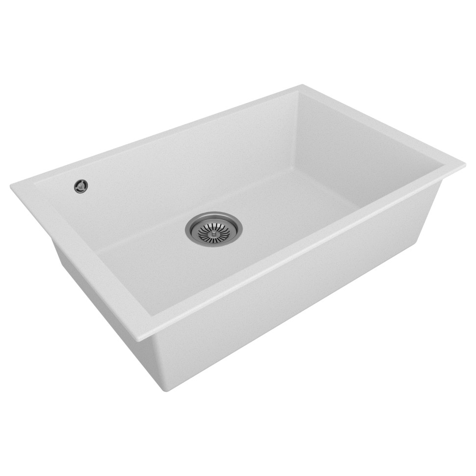 Мойка GRATO 69, ULTRAGRANIT, PM866944-WH, WHITE, 690х443 мм, Paulmark