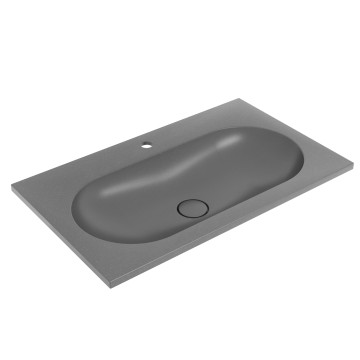 Раковина VCB-4H800G из кварца, цвет серый шёлк