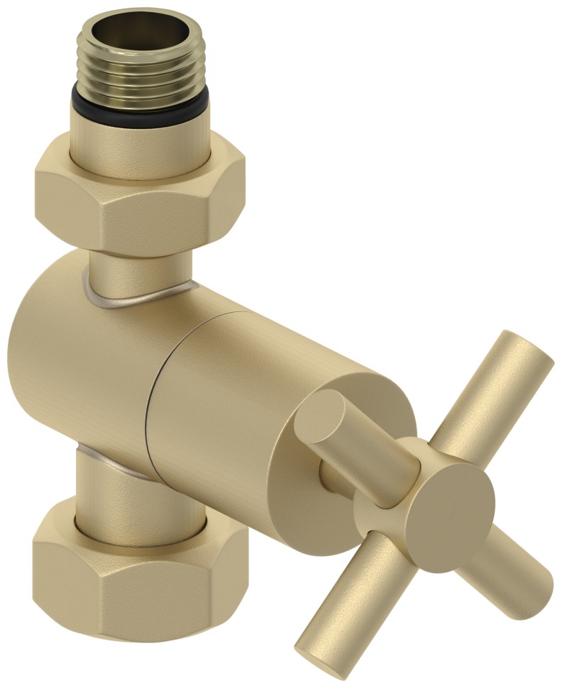 Вентиль прямой крест (G 1/2" НР х G 3/4" НГ)