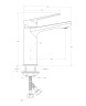 Смеситель для раковины без донного клапана CEZARES COMFORT-LS-01-W0