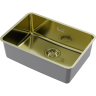 Кухонная мойка Omoikiri Omi 53-U/I Ultra Mini-LG нерж. сталь/светлое золото
