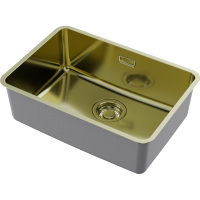 Кухонная мойка Omoikiri Omi 53-U/I Ultra Mini-LG нерж. сталь/светлое золото