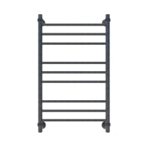 Полотенцесушитель водяной Veconi Voga, 50/80, графит