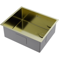 Кухонная мойка Omoikiri Taki 54-U/IF Side SF-LG нерж. сталь/светлое золото