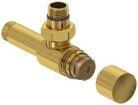 Вентиль угловой под шестигранник (G 1/2" НР х G 1/2" НР)