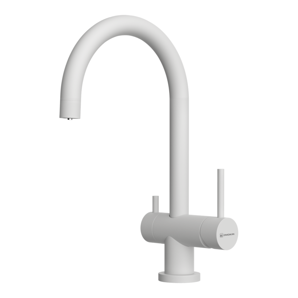 Смеситель для кухни Omoikiri Yamada-P-WH латунь/белый
