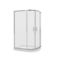 Душевое ограждение Niagara Nova NG-6621-08 (120х80х195) трапеция,хром,дверь распашная,стекло прозрачное,1 место