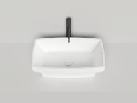 Раковина накладная GLORIA 04 покраска по RAL полностью 600х380х150 S-Stone Матовое