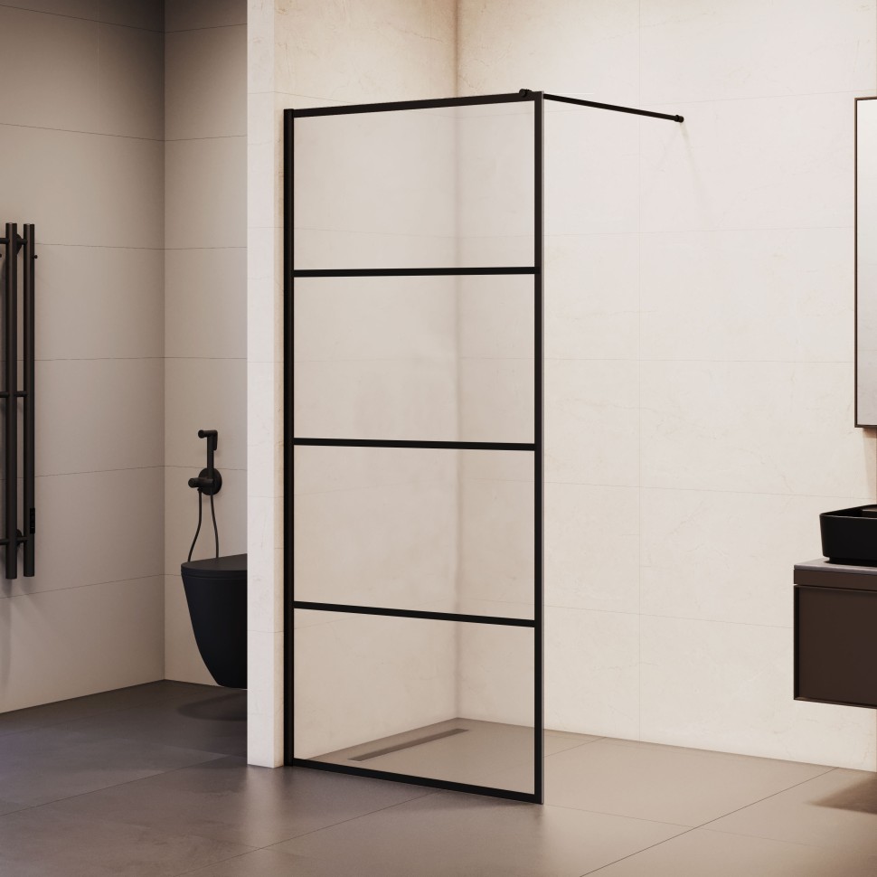 Душевая перегородка RGW WA-019B (С рисунком (шелкография), 800)