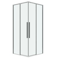 Душевое ограждение Grossman Galaxy 1/2.K33.01.80.10.00-1/2.K33.01.70.10.00 (80х70х195) раздвижная,хром,стекло прозрачное,2 места