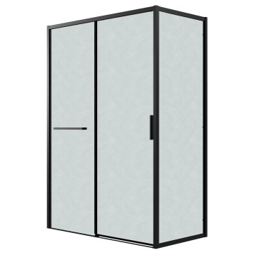 Боковая стенка Grossman Style 200.K33.05.70.21.02 (70х195) черный матовый,стекло шиншилла, 1 место