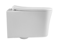 Унитаз подвесной MILLEAU TIZAY 208 белый глянец, безободковый, с микролифтом