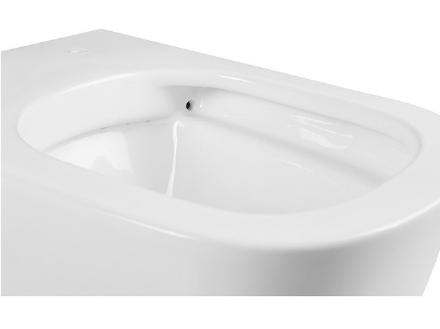 Унитаз подвесной MILLEAU TIZAY 208 белый глянец, безободковый, с микролифтом