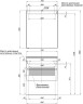 Тумба с раковиной Aquanet Алвита 70 белый