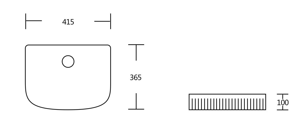Раковина накладная MILLEAU Glace MU8011-GW (белый глянец)
