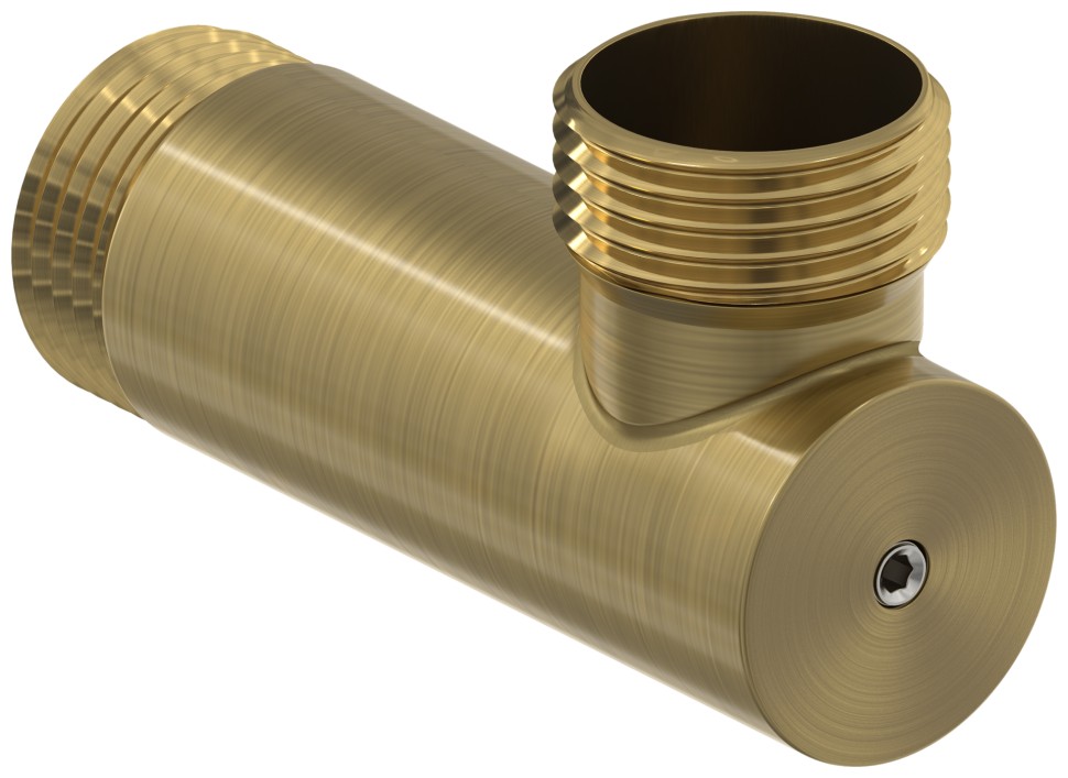 Уголок со спускным клапаном переходной (G 1" НР х G 1" НР)