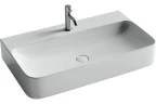 Умывальник AURA с 1 отверстием для смесителя, без перелива 800x470x135мм