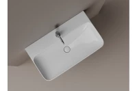 Умывальник AURA с 1 отверстием для смесителя, без перелива 800x470x135мм