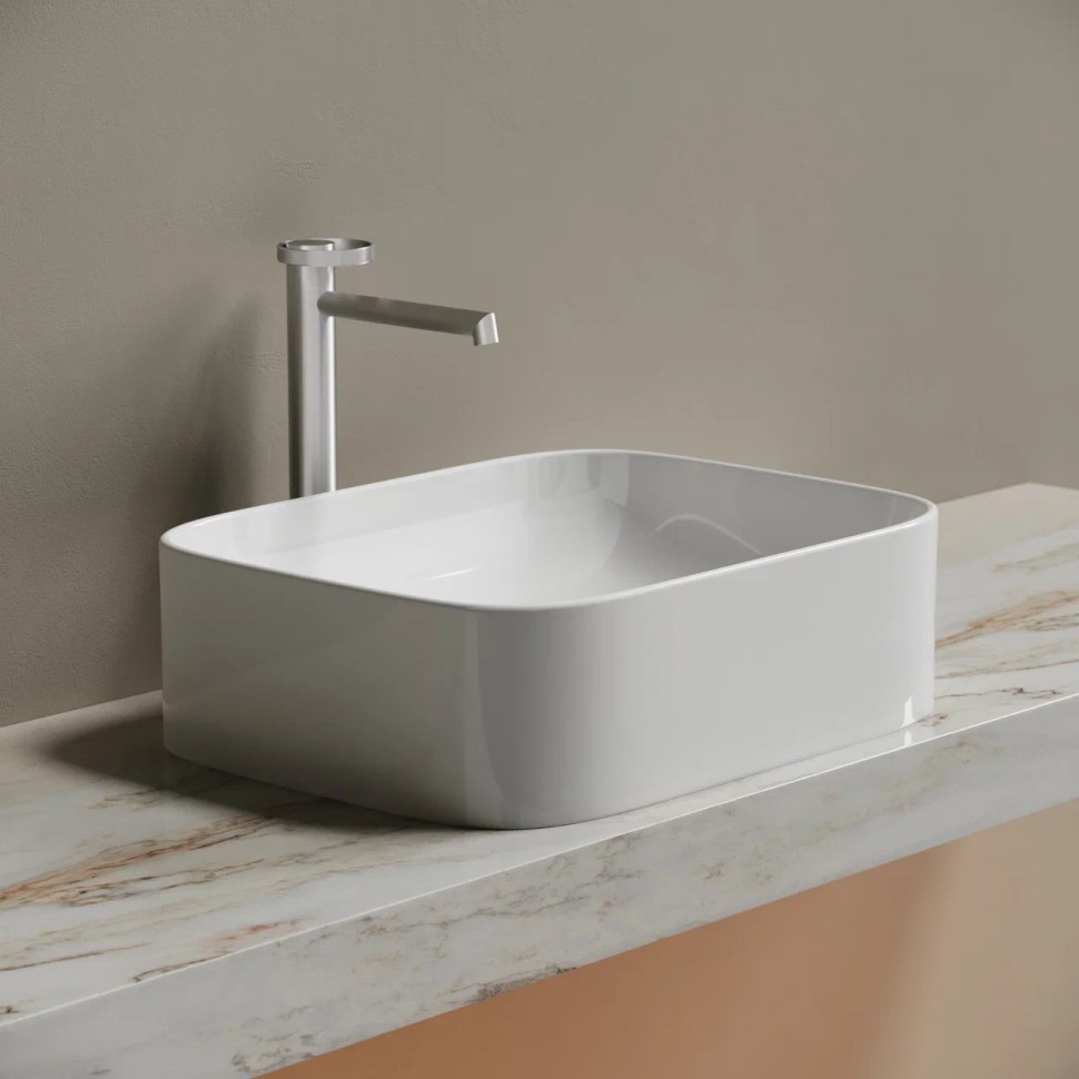 Умывальник чаша накладная прямоугольная Element 505x380x150мм