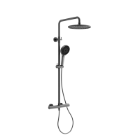 Душевая стойка с термостатом SANCOS Etna, вороненая сталь, арт. SC9007GG