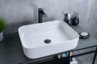 Раковина Gid D1304 51197 накладная белая 50x39x13