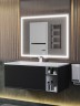 Тумба под раковину для ванной подвесная Uperwood Lotus Premium 100х50х42 см, черная