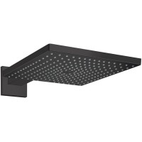 Верхний душ Hansgrohe Raindance, 300х30 см, 1 jеt, с настенным держателем 390 мм, цвет: черный матовый 26238670