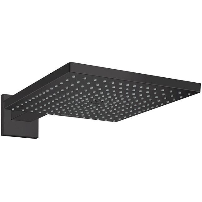 Верхний душ Hansgrohe Raindance, 300х30 см, 1 jеt, с настенным держателем 390 мм, цвет: черный матовый 26238670
