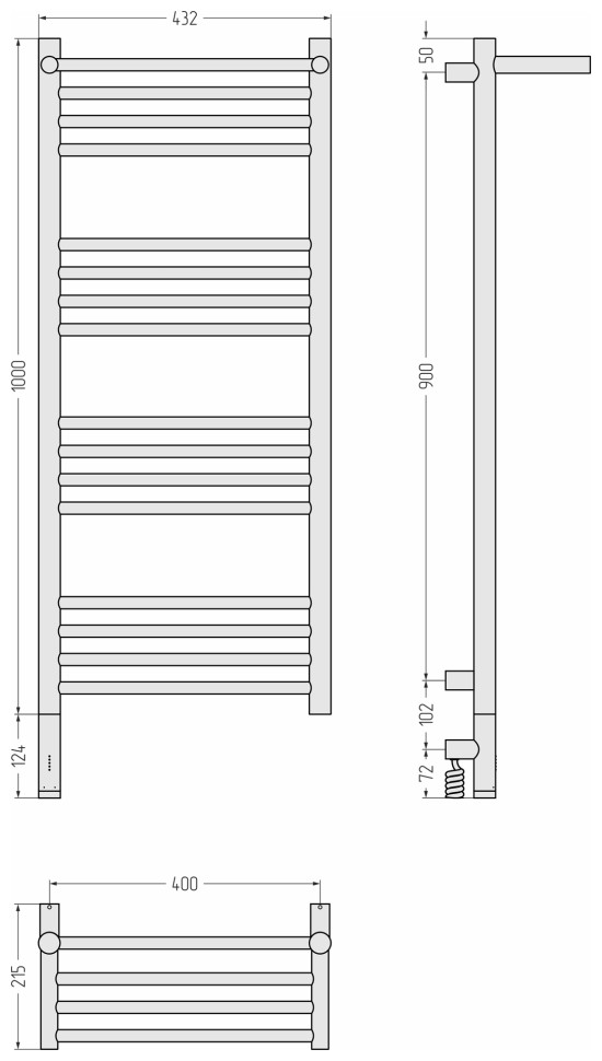 Богема 3.1 с полкой 1000х400 МЭМ левый