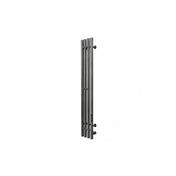 Полотенцесушитель электрический Оттимо Вертикaле 1515120GMR4EN 15*120 диммер R, оружейная сталь