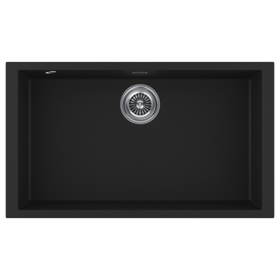 Мойка GRATO 76, ULTRAGRANIT, PM867644-BLM, BLACK, 760х435 мм, Paulmark
