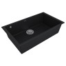 Мойка GRATO 76, ULTRAGRANIT, PM867644-BLM, BLACK, 760х435 мм, Paulmark