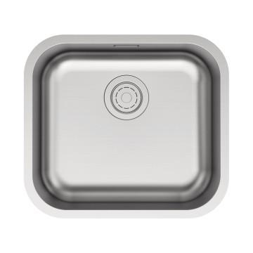 Мойка VELLO 48 UNI, нерж. сталь, VE48-BS, брашированная нерж. сталь, 480х440мм, Paulmark