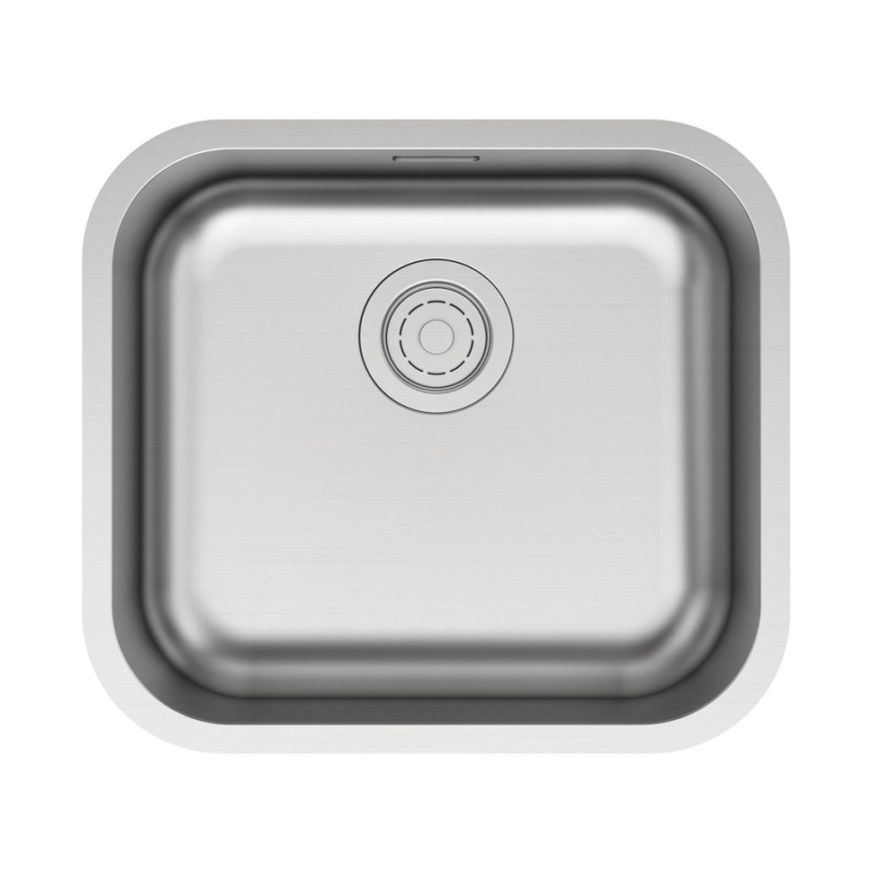 Мойка VELLO 48 UNI, нерж. сталь, VE48-BS, брашированная нерж. сталь, 480х440мм, Paulmark