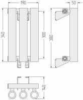 Кумир-0 300х190 3 секции