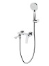 Смеситель для ванны и душа в комплекте с ручным душем, шлангом и держателем CEZARES COMFORT-VD-01