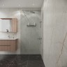 Душевая перегородка Niagara Eco NG-531-80 (80х190) хром,стекло прозрачное,1 место