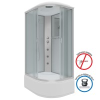 Душевая кабина Niagara Classic NG-2310-14LG (120х80х215) высокий поддон(40см),стекло матовое,4 места